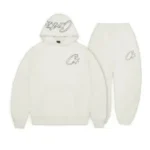 corteiz satin c star applique off white tracksuit