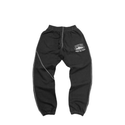 corteiz crtz og superior rtw bottoms black