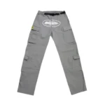 corteiz guerillaz stone cargos gray
