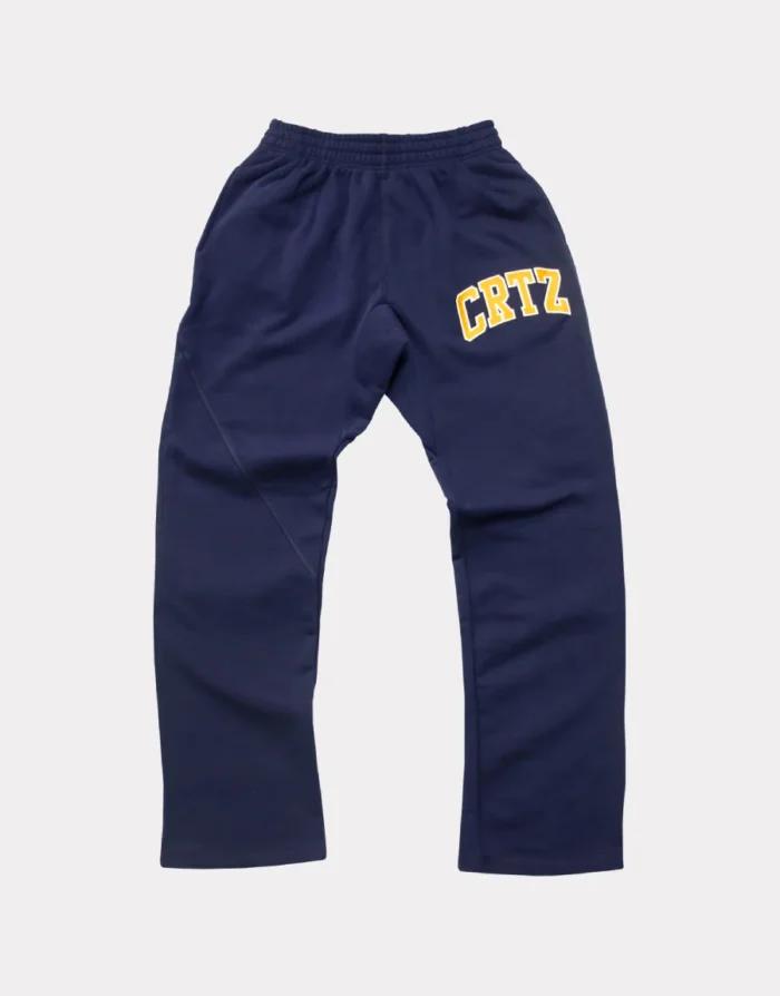 corteiz crtz dropout joggers navy