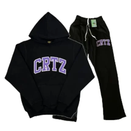 crtz tracksuit black vip