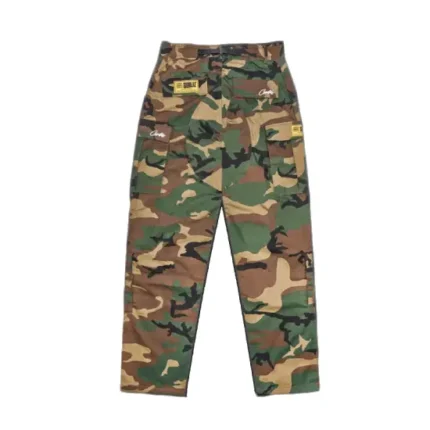 corteiz guerillaz cargos woodland camo