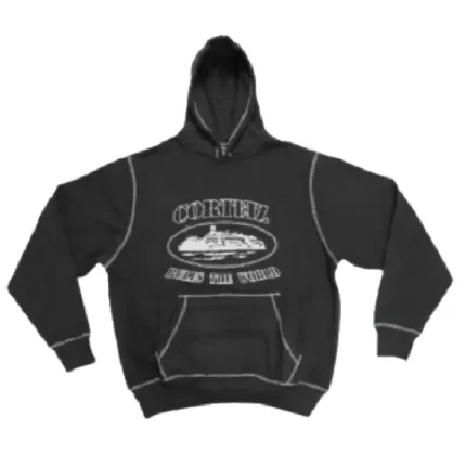 corteiz superior tracksuit black