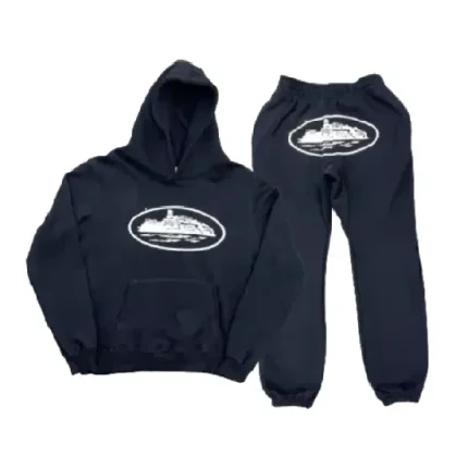 corteiz tracksuit black vip