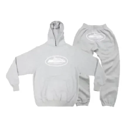 corteiz tracksuit grey vip