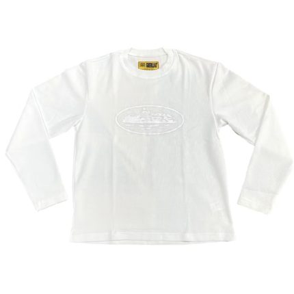 Corteiz Alcatraz Waffle Long sleeve- White Sweatshirt