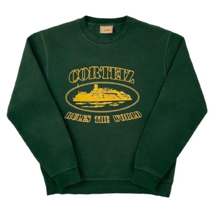CORTEIZ ALCATRAZ – FOREST GREEN SWEATSHIRT